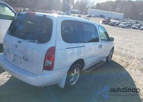 2001 Nissan Quest Se from USA, damaged, VIN 4N2ZN16T81D813528